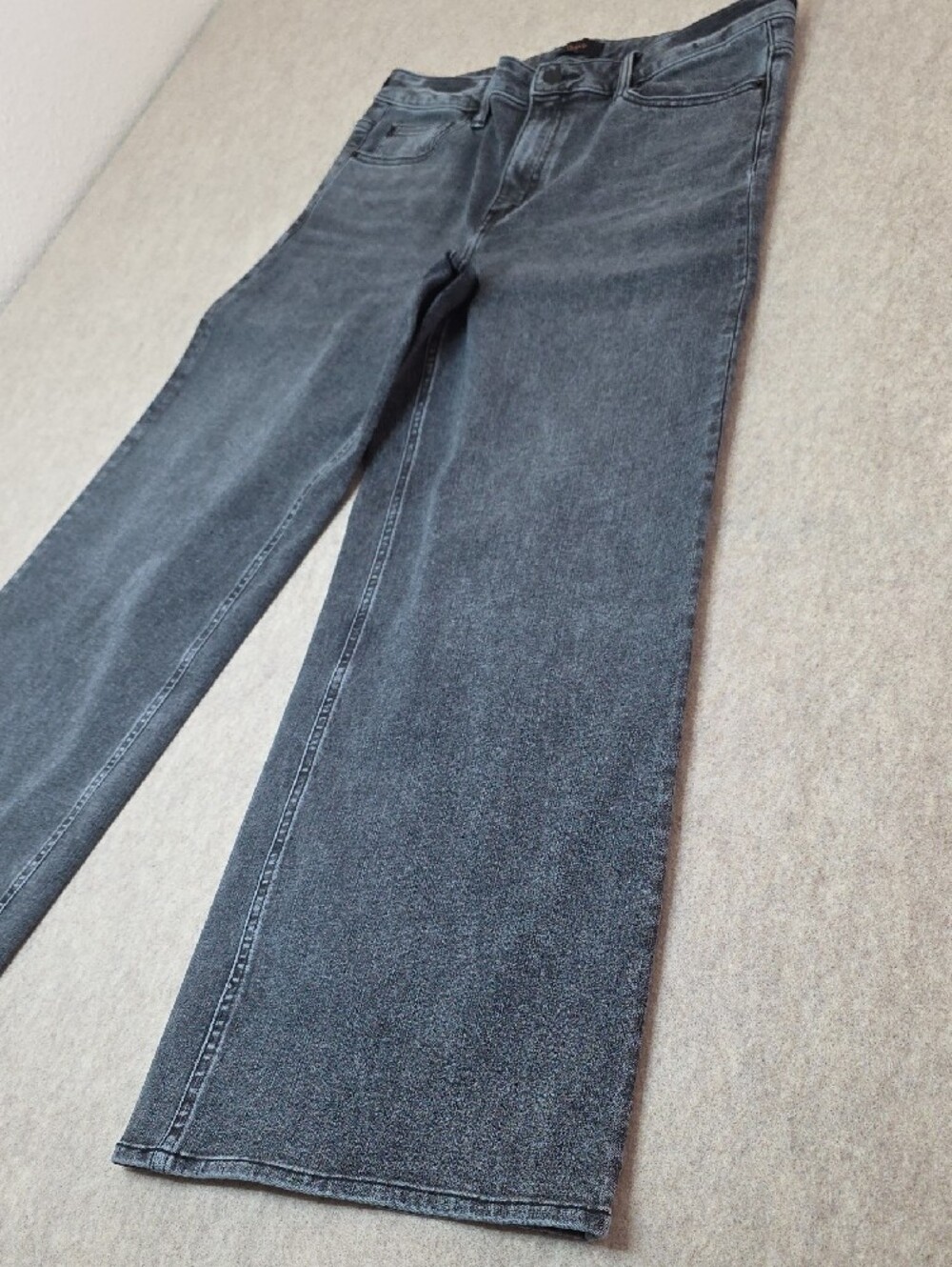 🖤 Quince Ultra-Soft High-Rise Wide Leg Jeans - Washed Black (Size 31) - Picture 6 of 16